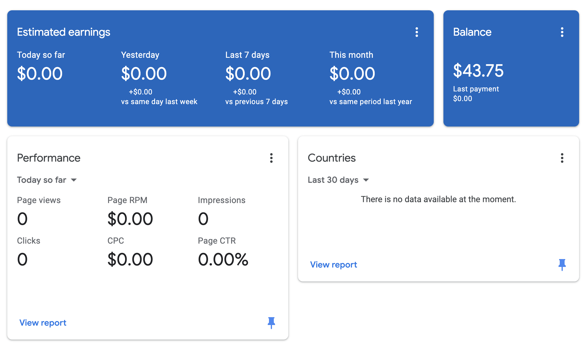 adsense account